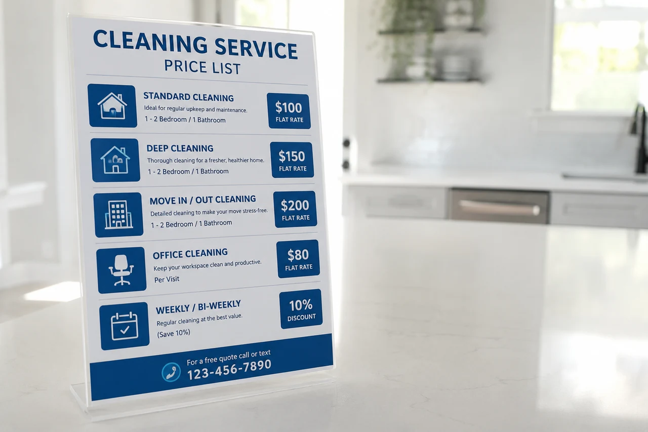 House cleaning cost guide for Framingham MA homeowners